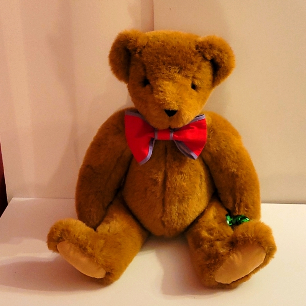 This is a Cermont Teddy Bear With jointed arms, legs and head